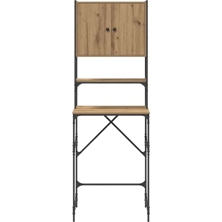 vidaXL Waschmaschinen-Schrank Artisan-Eiche 68 x 48,5 x 194 cm 871368 – Bild 5