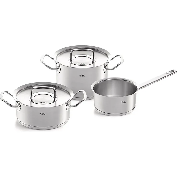 Fissler original-profi collection Topf-Set 3-tlg. mit Metalldeckel Edelstahl