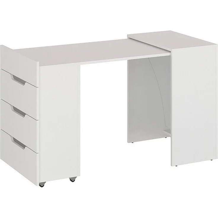 KOMTO Schreibtisch KOMTO Schreibtisch mit Stauraum – PC Tisch, Tisch FOLDY 128x60x75 cm – Bild 1