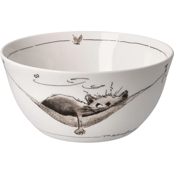 Goebel Schale Peter Schnellhardt - Mittagspäuschen, Fine Bone China, Bunt, 15 cm, 26500321