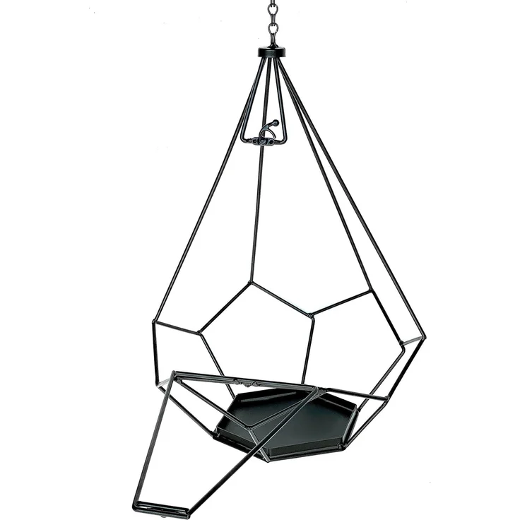 DanDiBo Blumenampel Innen Metall Wand Hängepflanzen 82 cm 96075 L mit Tür 6 Ecken Pflanzenhänger Blumenhänger Topfhänger Blumen Blumentopfhänger Hängetopf – Bild 6