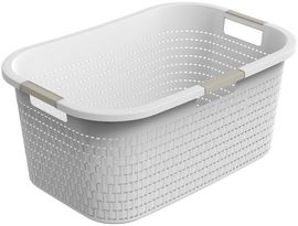 Rotho Wäschekorb Country 40l weiß
