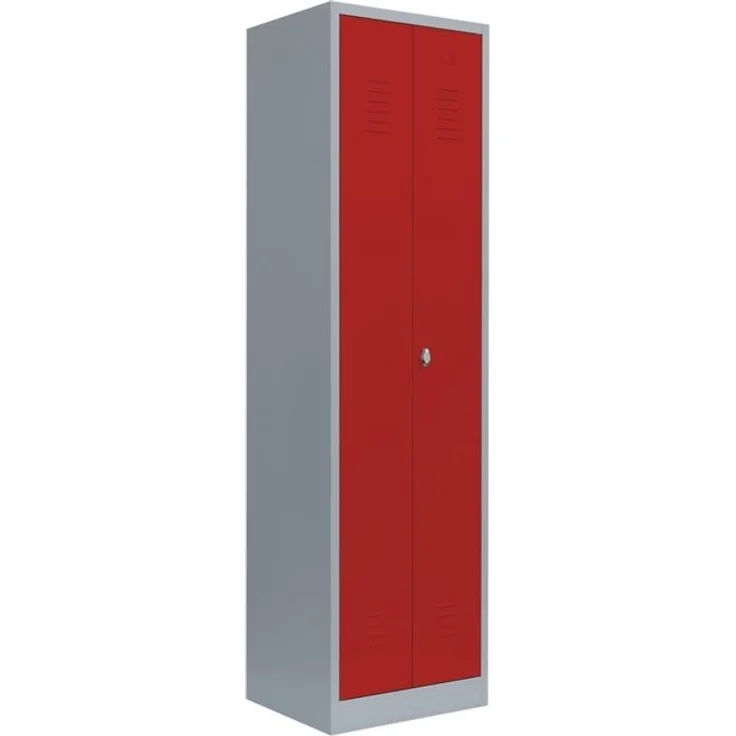 Steelboxx Spind Spind,Garderobenschrank Kleiderspind 1800 x 600 x 500 mm (1-St) Komplett verschweißt und montiert – Bild 4