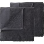 Blomus Gästehandtücher 2er Set RIVA, Handtuch, Gästehandtuch, Baumwolle, magnet, 30x50 cm, 69238