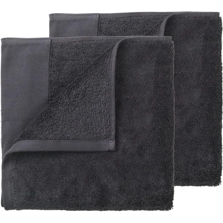 Blomus Gästehandtücher 2er Set RIVA, Handtuch, Gästehandtuch, Baumwolle, magnet, 30x50 cm, 69238