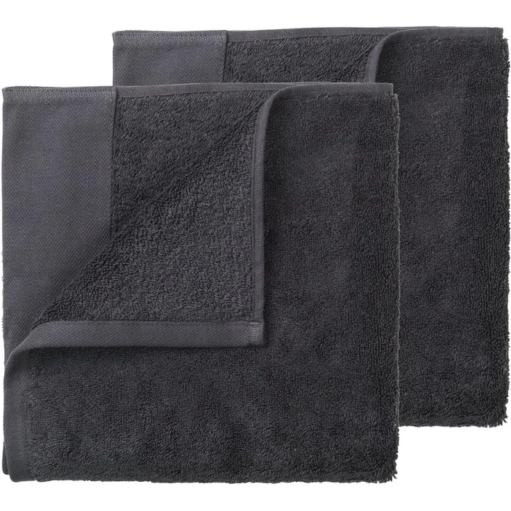 Blomus Gästehandtücher 2er Set RIVA, Handtuch, Gästehandtuch, Baumwolle, magnet, 30x50 cm, 69238 – Bild 1