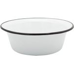 Schüssel 24 cm aus Haushaltemaille / Karl Krüger / Emaille - Schüssel