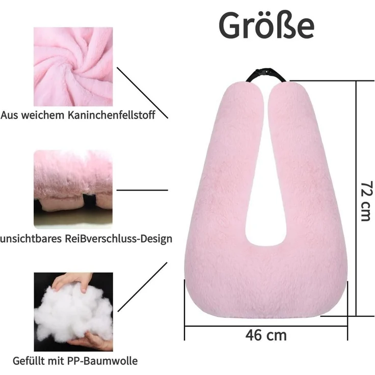 Reisekissen Kind U Form Autoschlafkissen mit – Bild 3