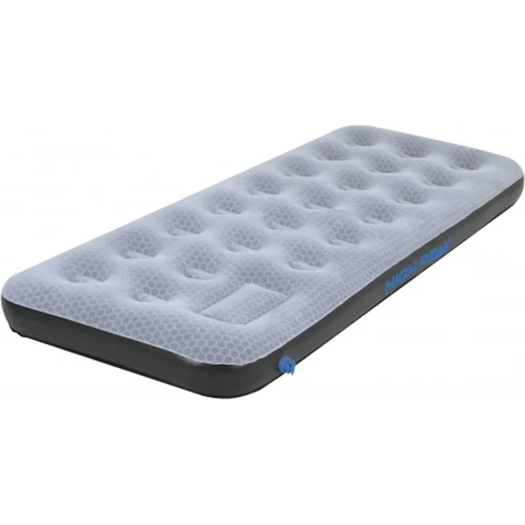 High Peak Luftbett Single Comfort Plus, grau, 185 x 74 x 20 cm
