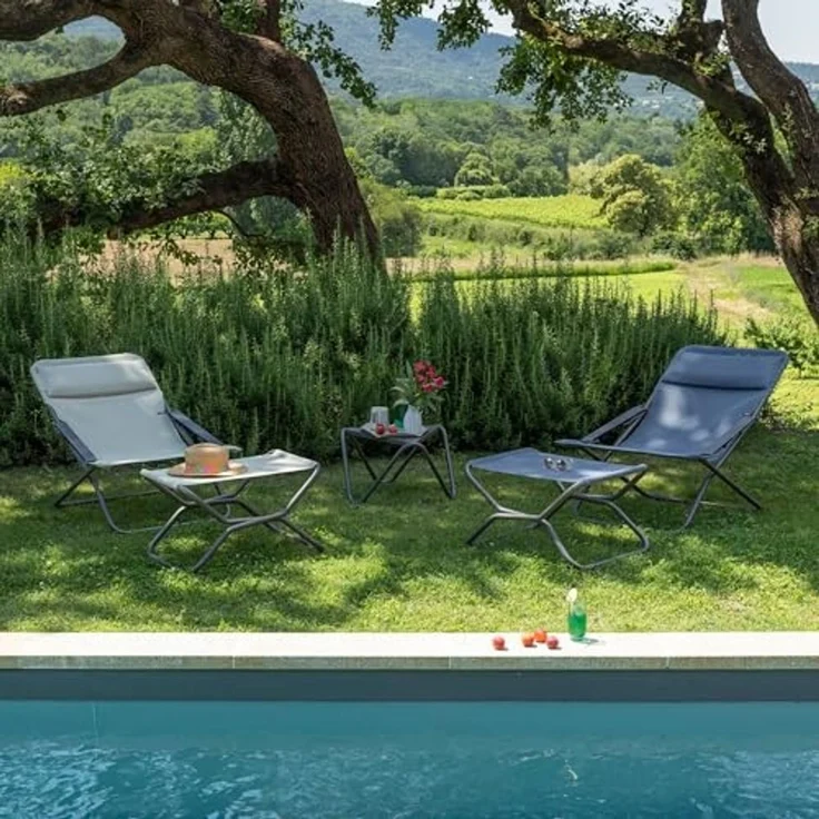 Lafuma Mobilier Lafuma Möbelablage Fußstütze/Hocker, Ozean II, Einheitsgröße – Bild 7