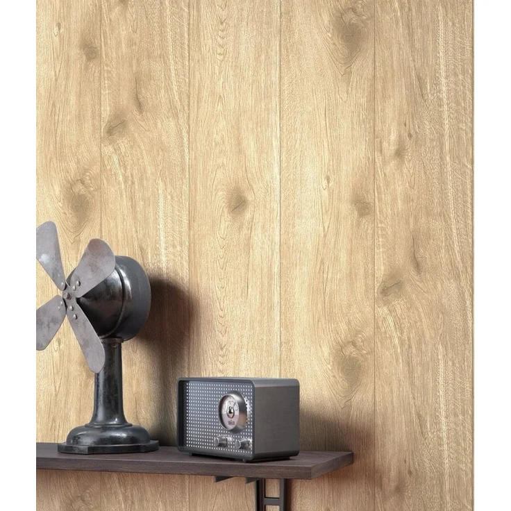 Newroom Vliestapete, Tapete Holzoptik Holztapete 3d Optik Holztapete Vintage Holz Optik Holzwand Vliestapete Holz Wohnzimmer Schlafzimmer Büro Flur Holzbalken Holzlatten, Holzwand, Naturholz – Bild 2
