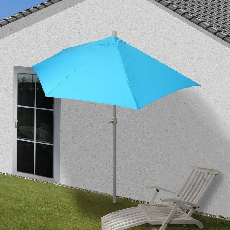MCW Sonnenschirm Lorca-270, LxB: 260x135 cm, Optional mit Schirmständer, witterungsfest Platzsparend faltbar – Bild 2