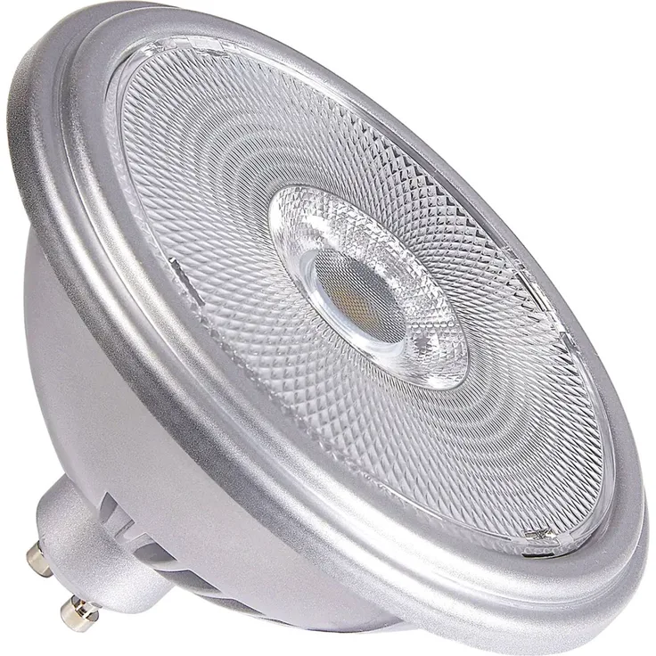 SLV QPAR111 GU10, LED Leuchtmittel silber 12,5W 4000K CRI90 30° - LED Lampen Sockel GU10