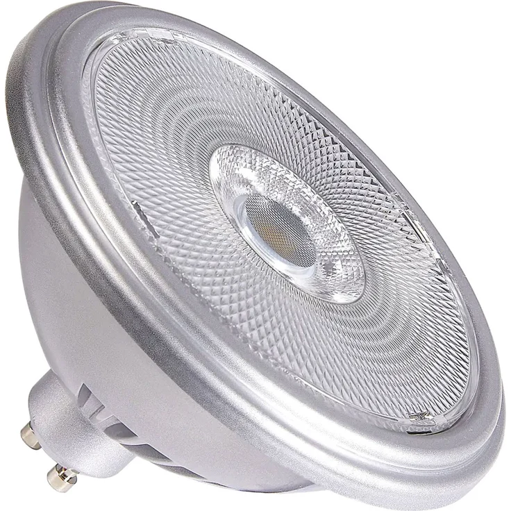 SLV QPAR111 GU10, LED Leuchtmittel silber 12,5W 4000K CRI90 30° - LED Lampen Sockel GU10