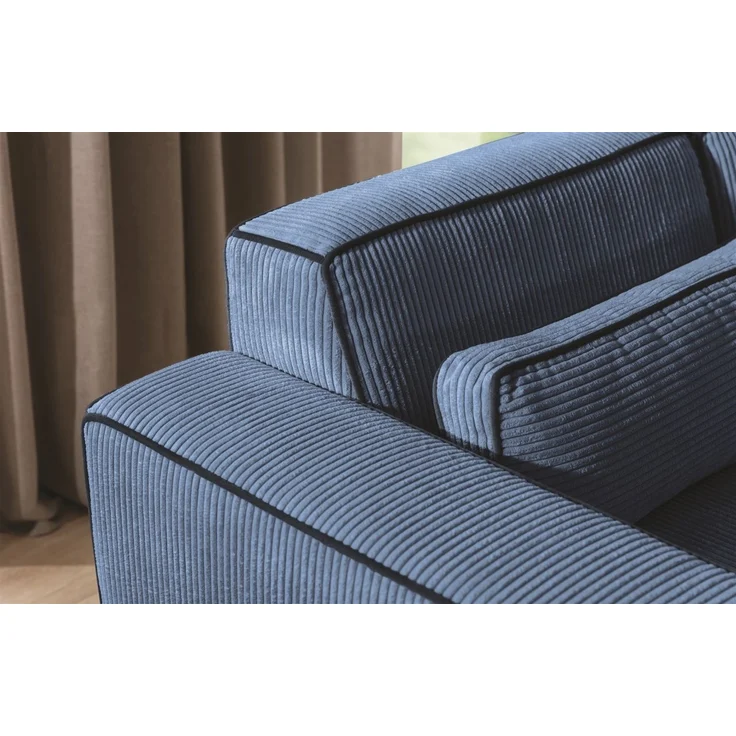 Sessel Designersessel WALDO in Stoff Poso Blau – Bild 5