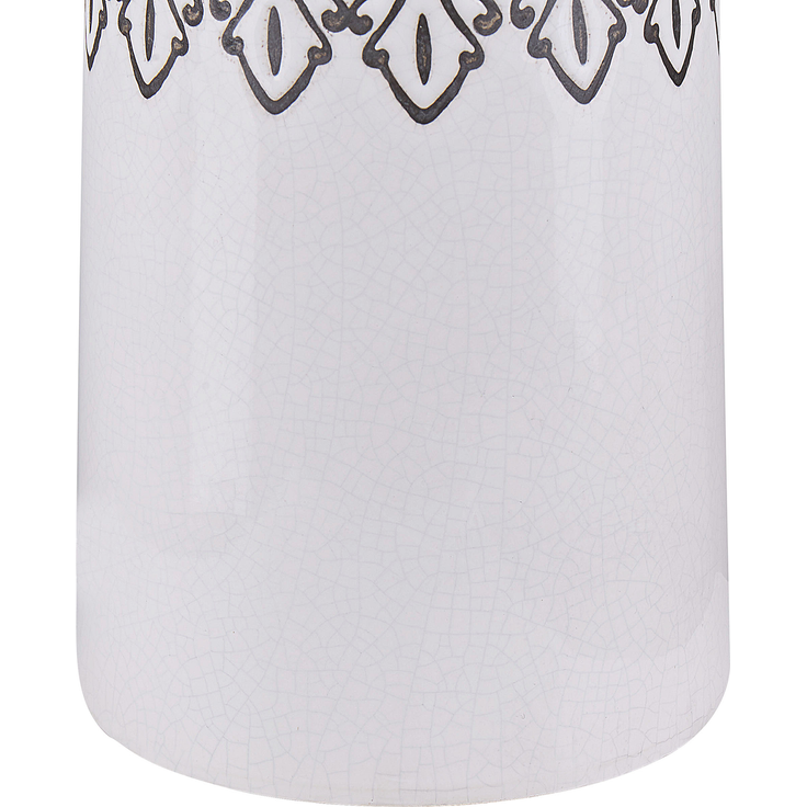 Blumenvase AMISOS 25 cm Steinzeug Weiß – Bild 5