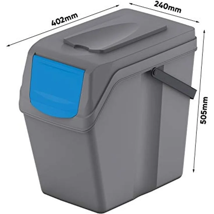 Prosperplast Mülltrennsystem ISWB25S3-405U, Sortibox Set 3x25L Mülltrennbehälter – Bild 2