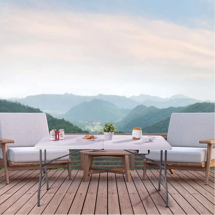 COSTWAY Klapptisch Campingtisch, Biertisch, klappbar – Bild 2