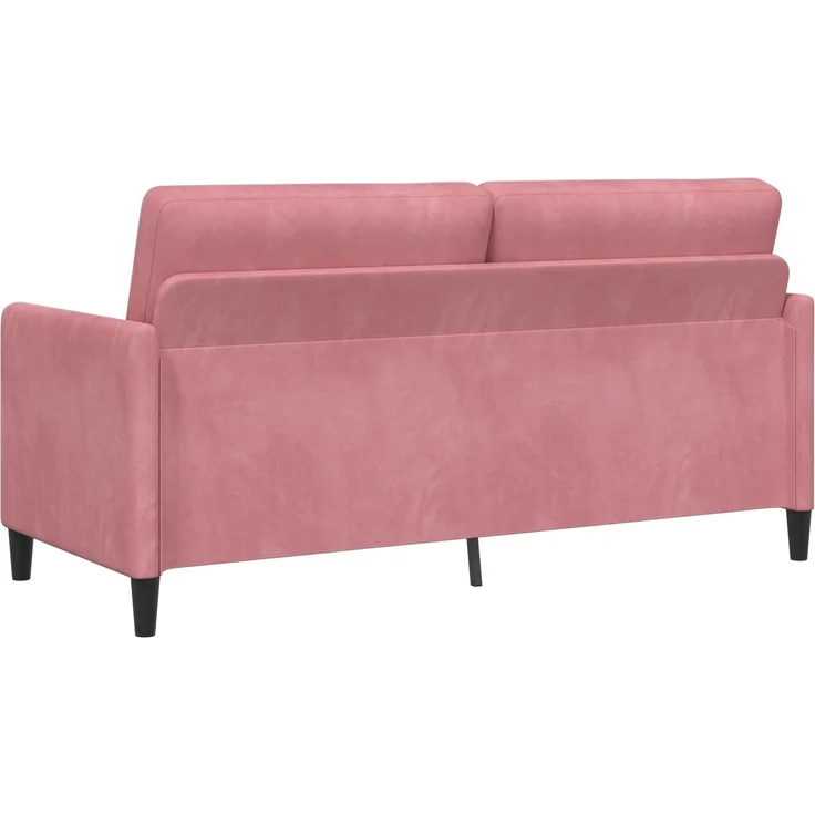 vidaXL Sofa Set mit Stauraum 2 stk. Rosa Polyester 3429250 – Bild 4