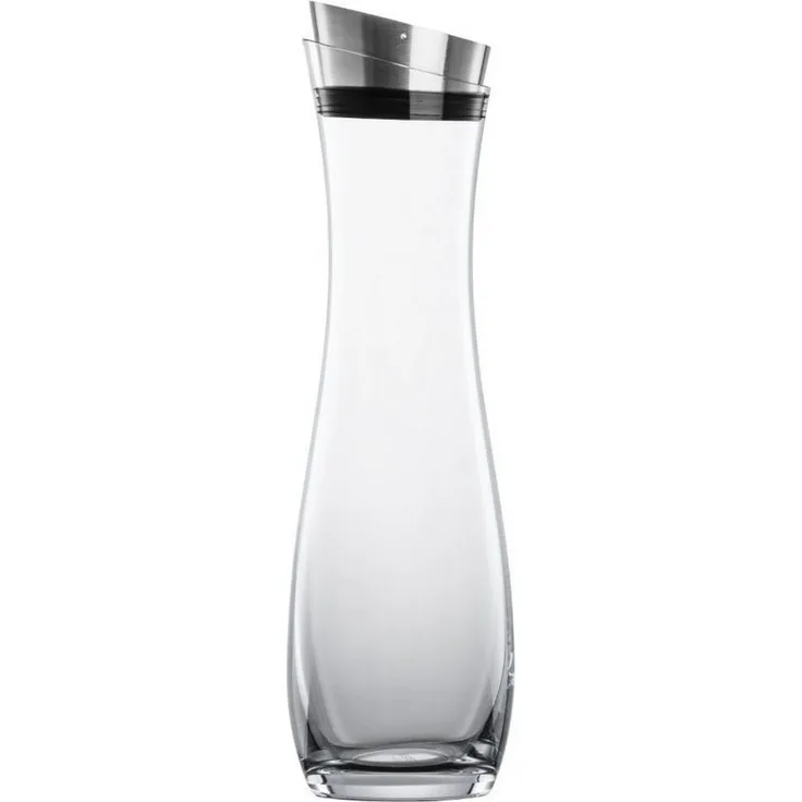 Schott Zwiesel Fresca, Karaffe mit Schwingdeckel, Kristallglas, Edelstahl, 1 L, 118688