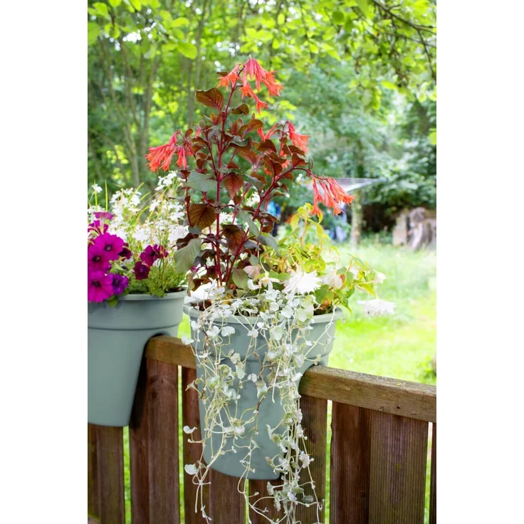 Flowerclip Blumentöpfe, 3er Set, mintgrün – Bild 3