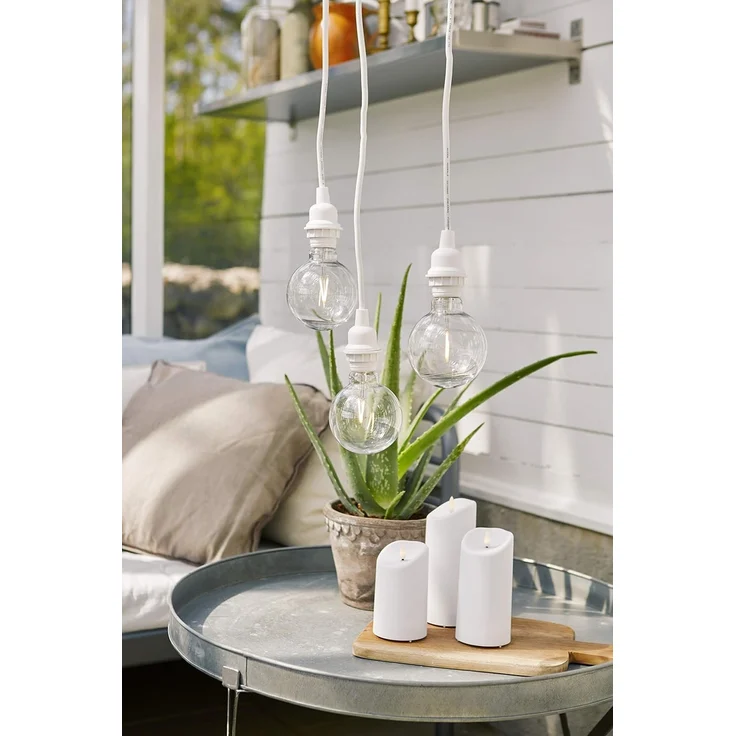 Lampenfassung ,Ute mit E27-Fassung, weiß, 5m, outdoor – Bild 7