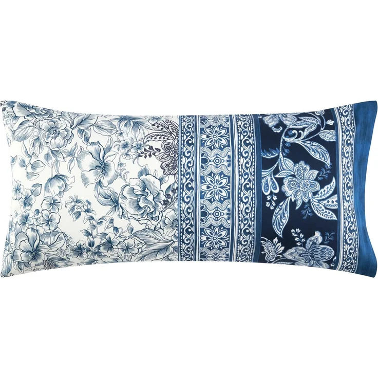 Bettwäsche Kissenbezug Bassetti Mako Satin Capodimonte B1 blau 40x80 – Bild 2