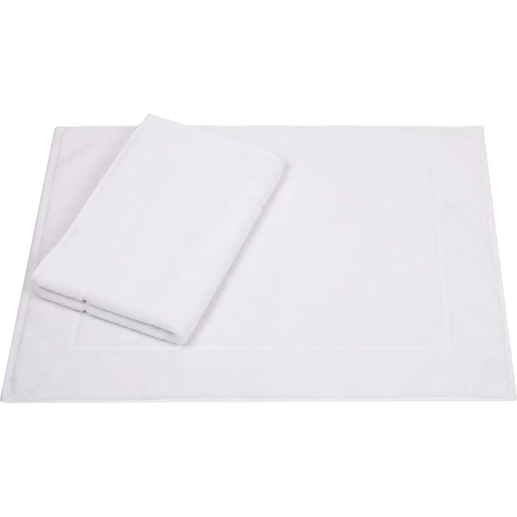 Betz Badematte 2er Set Badvorleger Premium Badematte Badteppich Größe 50x70 cm, beidseitig nutzbar, Baumwolle, Qualität 650g/m²
