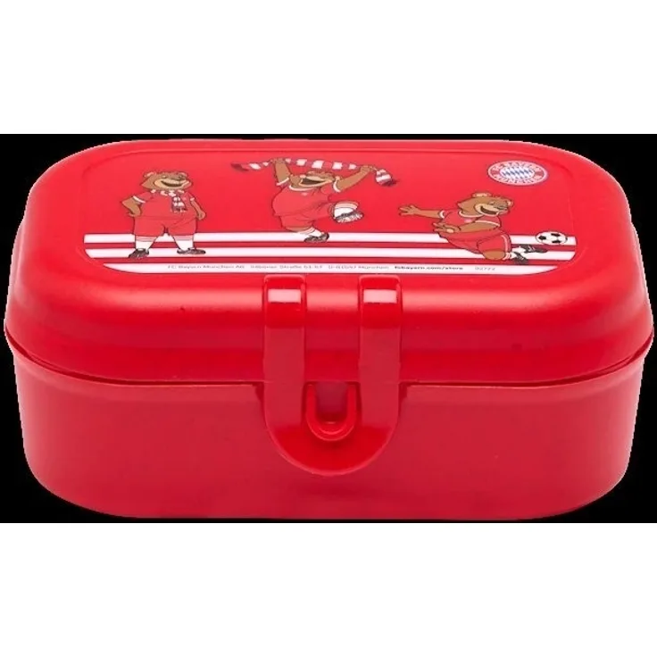 FC Bayern München Lunchbox Brotdose Berni, 100% Polypropylen
