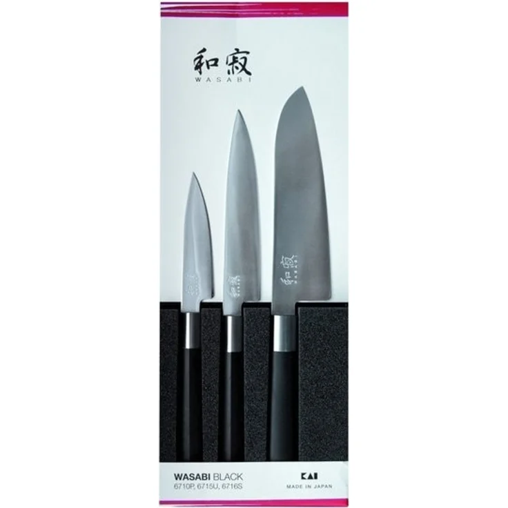 KAI Wasabi Black Messerset 67S-310 - 2 x Allzweckmesser + Santoku – Bild 4