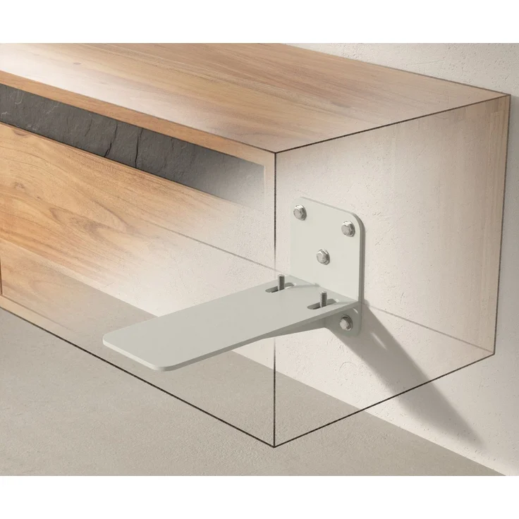Wandbefestigung Wandkonsole Lowboards 2er Set Schwebend TV-Tisch – Bild 2