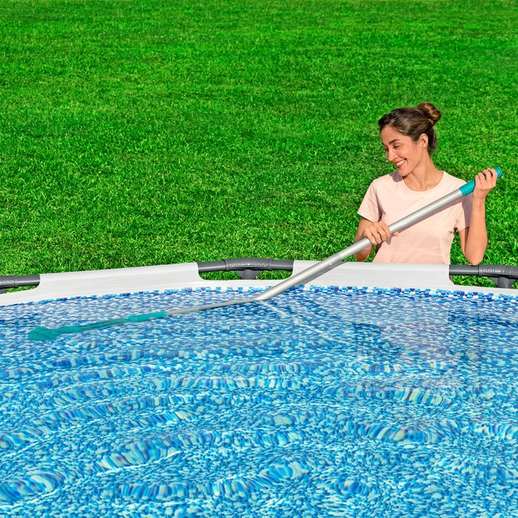 Best Way Poolstaubsauger Blau 252 x 17 cm Aluminium 42007934 – Bild 8