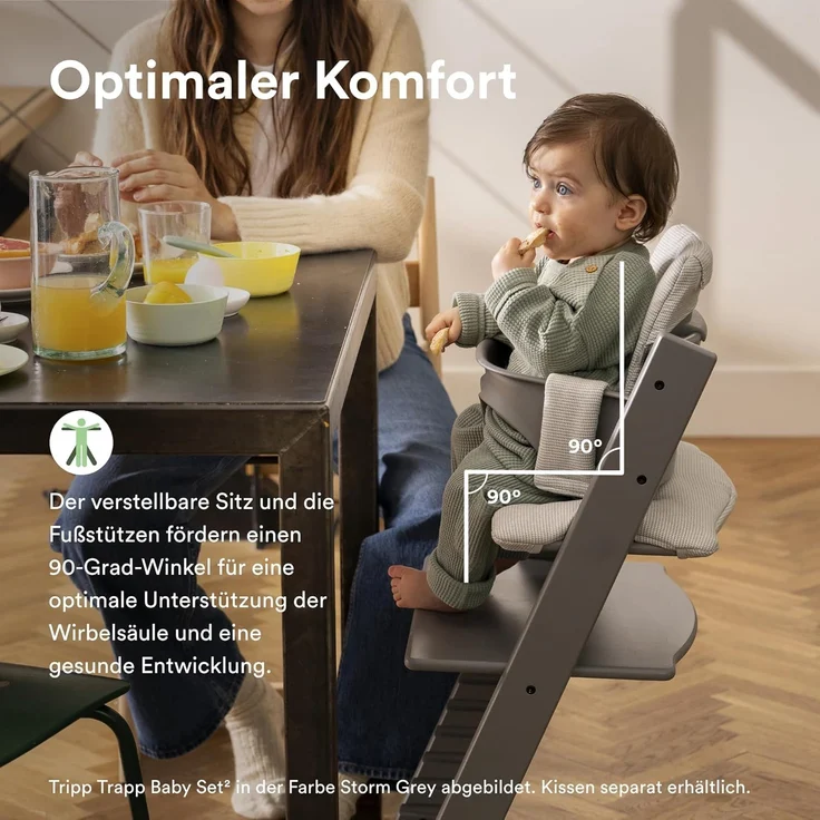 Stokke Hochstuhl Tripp Trapp® Kinderhochstuhl mit Baby Set² – Bild 6