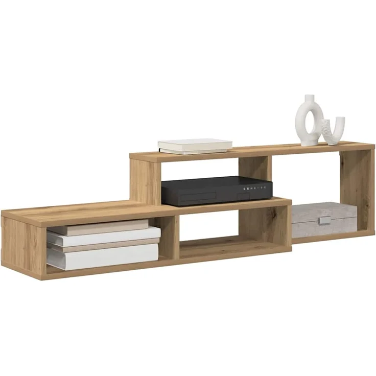 Wand-TV Stand, TV-Regal 120x25x28,5cm Holzwerkstoff – Bild 3