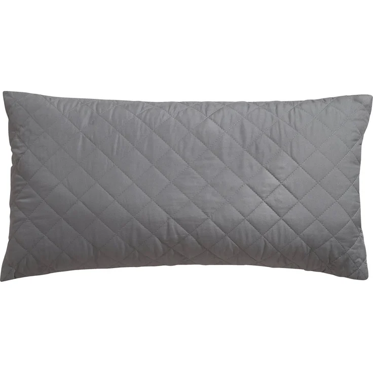 OTTO home Microfaserkissen Clarra, Kopfkissen 40x80 cm, 80x80 cm, Füllung: Polyester, Bezug: Polyester, Rückenschläfer, Seitenschläfer, Kissen in grau – Bild 5