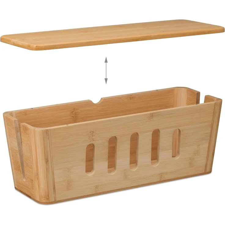Kabelbox aus Bambus 10049898 – Bild 5