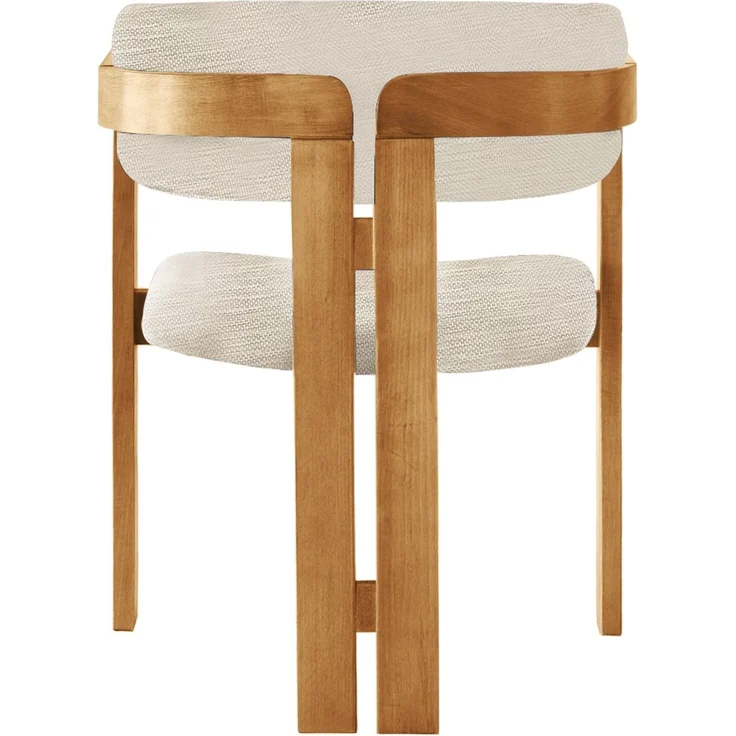 Skye Decor 'CO-046' Stuhl, Hellgrau / Eiche, 58 x 76 x 49 cm – Bild 2