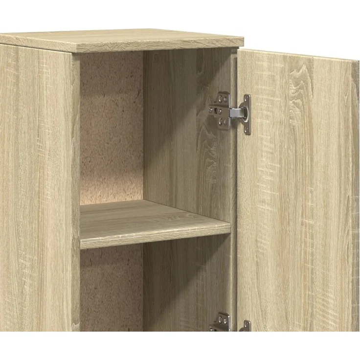 vidaXL 3-tlg. Badmöbel-Set Sonoma-Eiche Holzwerkstoff 3282654 – Bild 7