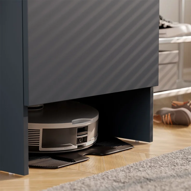 Saugroboterschrank Dustin Anthrazit 50 x 67.5 cm mit 1 Tür Vicco – Bild 4