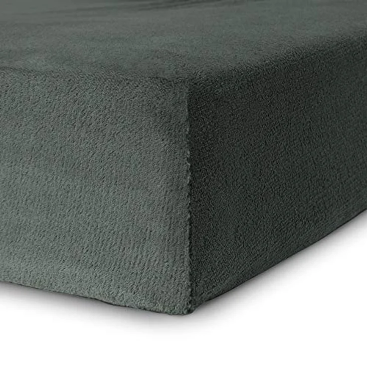 aqua-textil Spannbettlaken Feelwell Spannbettlaken Fleece 90x200-100x200 cm anthrazit, Coral-Fleece, Mikrofaser, (1 Stück), bügelfrei,flauschig,für herkömmliche Matratzen,kuschelweich – Bild 5