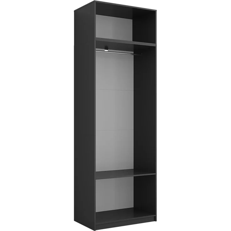 Kleiderschrank Elmo Anthrazit 80 x 40 cm 2er Set Vicco – Bild 1