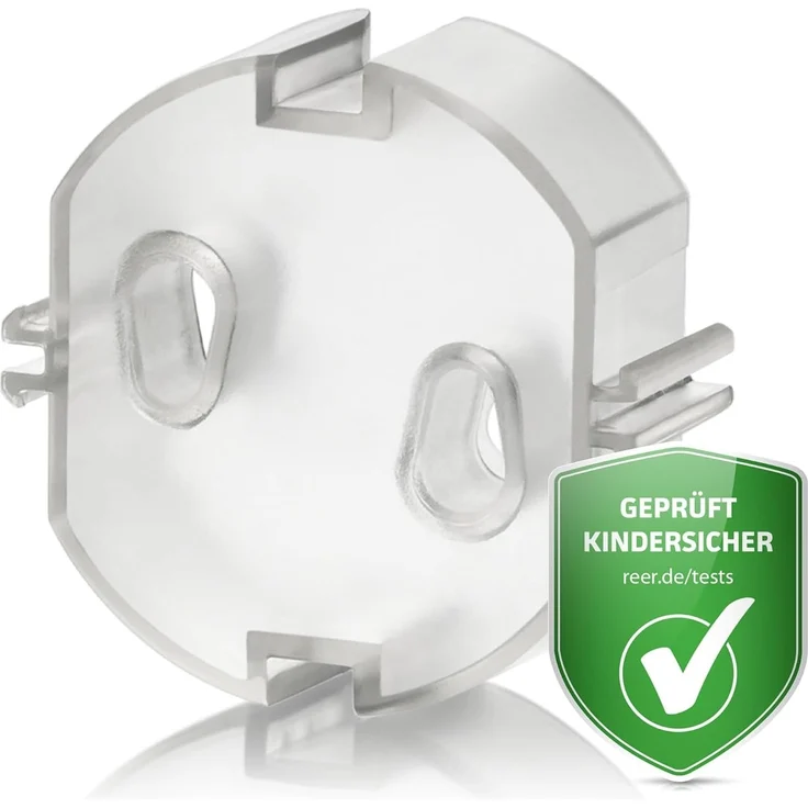 reer Steckdosenkappe transparent, 5 Stück – Bild 7