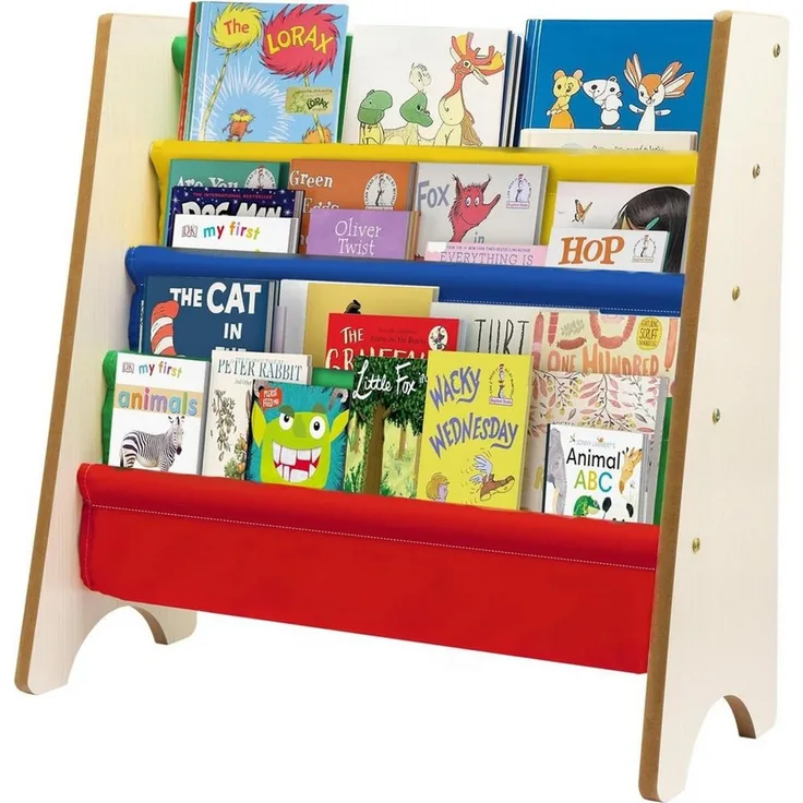 Youyijia Bücherregal Kinderbücherregal, Holz, Kinderbücherregale, Präsentationsständer