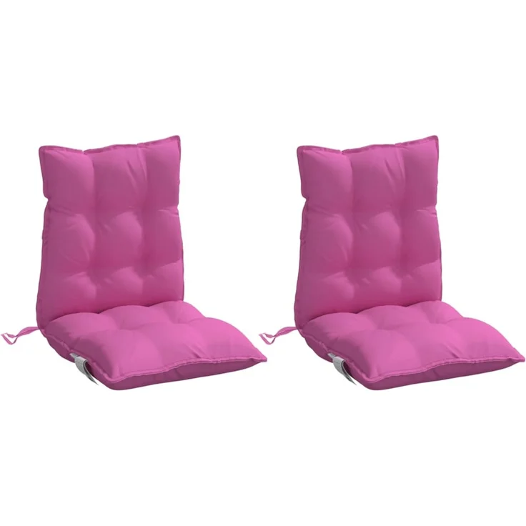 vidaXL Niedriglehner-Auflagen 2 Stk. Rosa Oxford-Gewebe 377731 – Bild 3