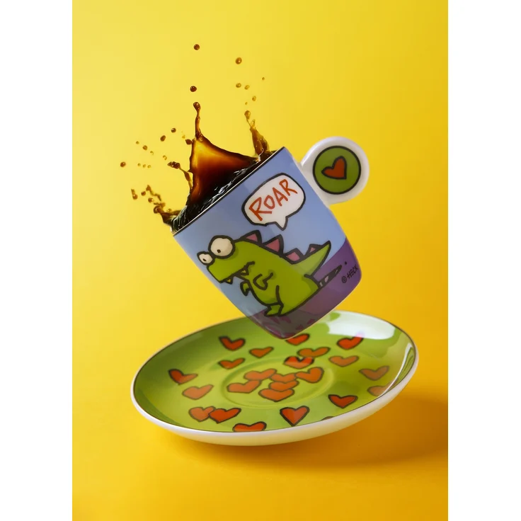 Goebel / Ed Eck- Roar,Espressotasse,12,0cm x 12,0cm x 7,0cm / Fine Bone China / 12,0cm x 12,0cm x 7,0cm – Bild 2
