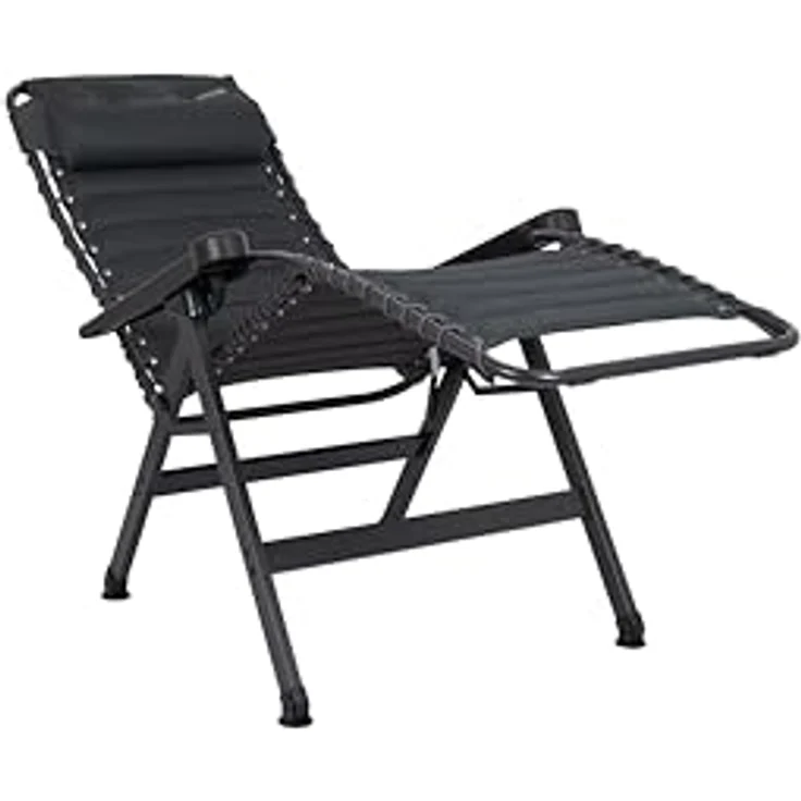 Crespo Relaxliege AP/432, stufenlos verstellbar mit Air-Select Dry Comfort Schaumstoffpolsterung, grau – Bild 2