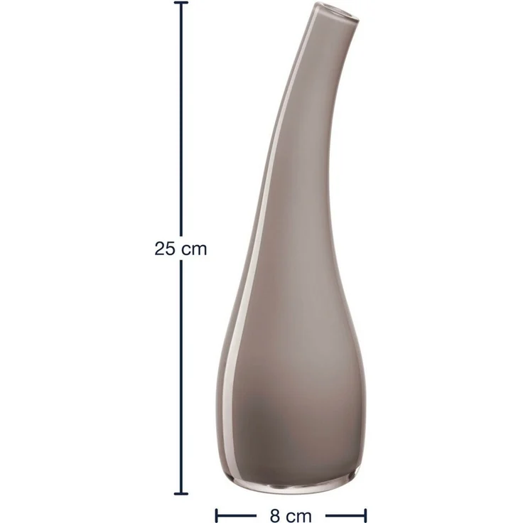 LEONARDO Dekovase Vase ARCO 25 cm taupe (1 St) – Bild 4