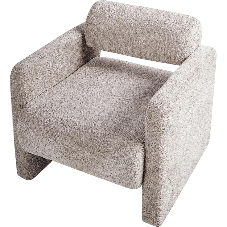 Sessel HALLSBERG Bouclé Taupe – Bild 6