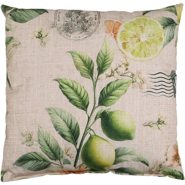 GO-DE Zierkissen Klara, (Spar-Set, 2 St), Lemon sand - Maße BxLxH ca.: 48 cm x 48 cm x cm – Bild 2