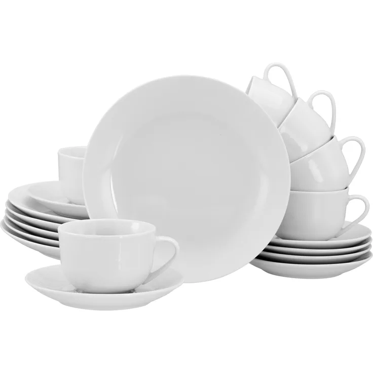 Luna Weiss, Kaffeeservice 18-tlg (mo)